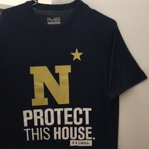 NCAA (Navy Midshipmen)- Under Armour Heat Gear Tee